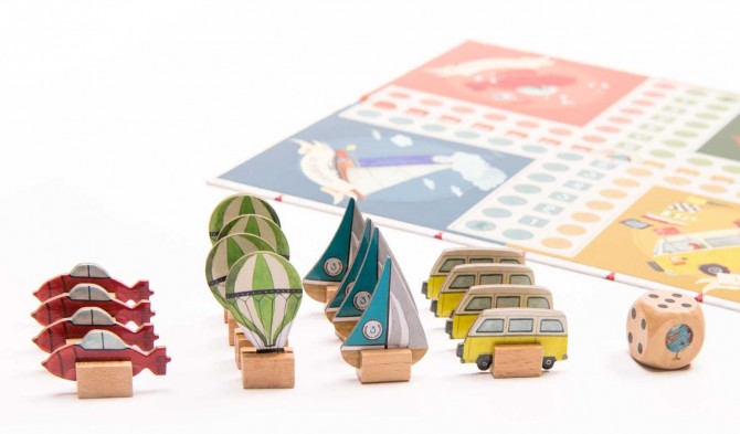 Gra w chińczyka Moulin Roty - Małe koniki